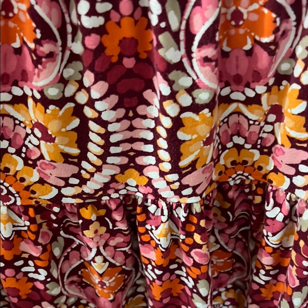 Old Navy Pink and Orange Floral Dress size XL - Picture 7 of 7